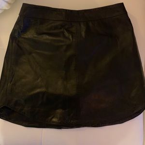 BP Dakota leather mini shirt